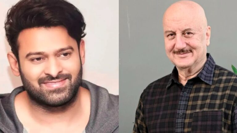 अनुपम खेर ने अपनी नई फिल्म का किया एलान, साउथ सुपरस्टार प्रभास के साथ करेंगे काम