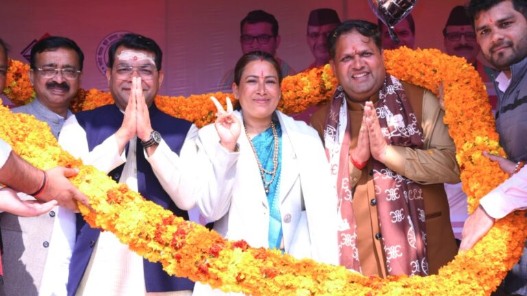 विकास की नई गाथा लिखेगी ट्रिपल इंजन सरकार – रेखा आर्या